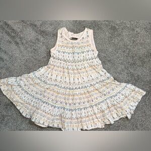 Rachel Zoe Girls' Patterned Sleeveless Dress. Kids Size 4.